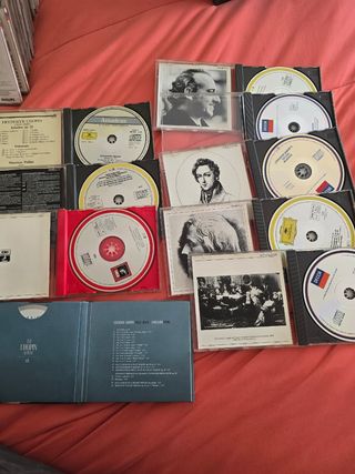 10 CDs Chopin Frédéric lote Música Clásica