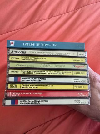 10 CDs Chopin Frédéric lote Música Clásica