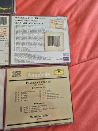 10 CDs Chopin Frédéric lote Música Clásica