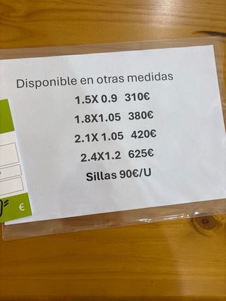 Mesa Comedor 6 Sillas - Madera