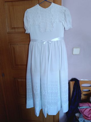 Vestido comunión niña blanco