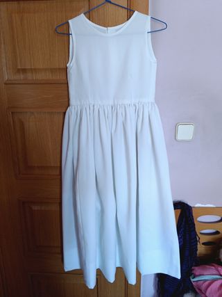 Vestido comunión niña blanco