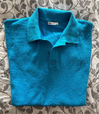 Polo  Zara Turchese tg.XL