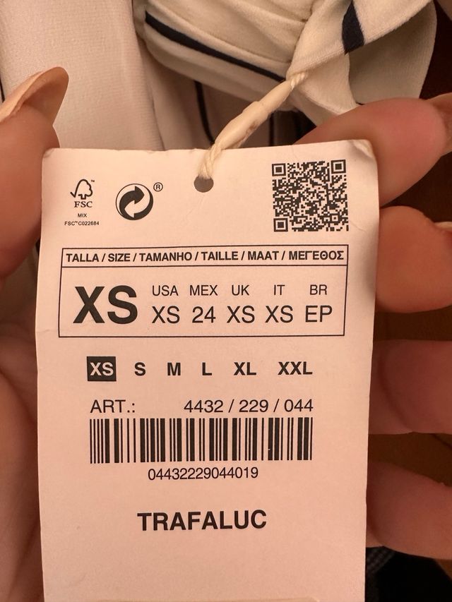 Pantalones palazzo Zara rayas