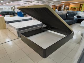 Canapé abatible wengué + colchón