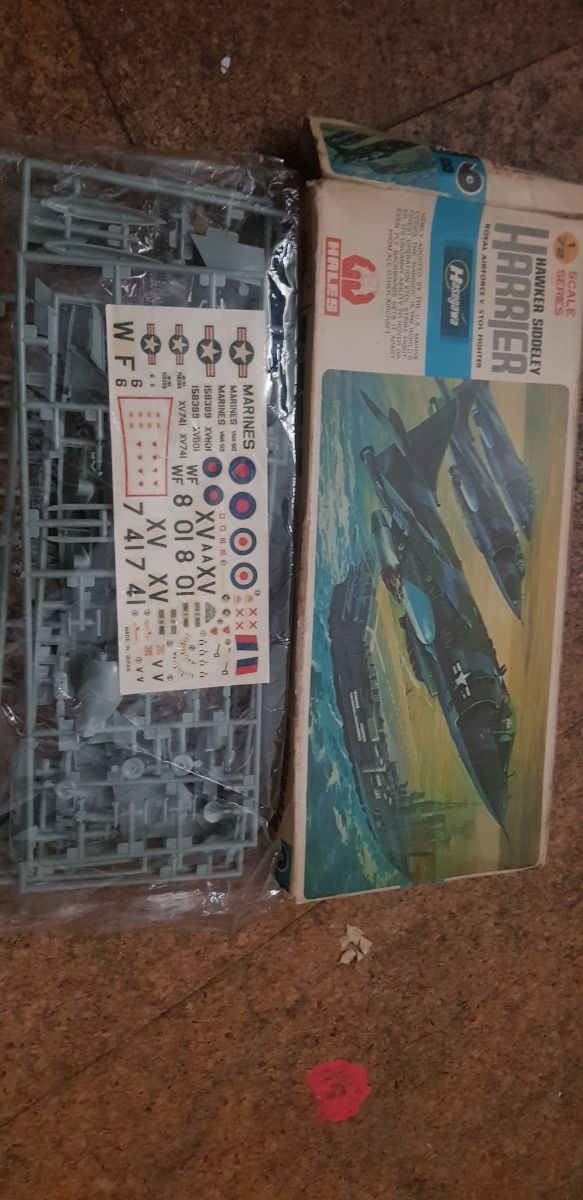 Kit de maqueta de avión Hawker