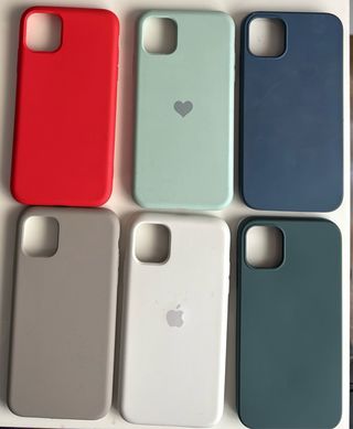 6 Fundas iPhone 11 Silicona