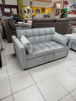 Sofá cama de 2 plazas, ideal para poco espacio