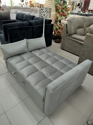 Sofá cama de 2 plazas, ideal para poco espacio