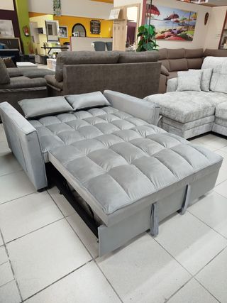 Sofá cama de 2 plazas, ideal para poco espacio