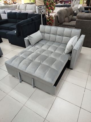 Sofá cama de 2 plazas, ideal para poco espacio