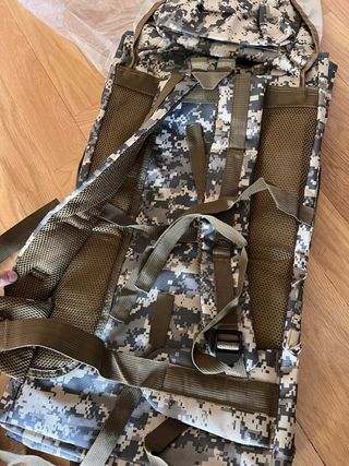 Mochila militar 60L camuflaje