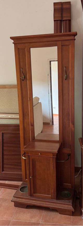 Recibidor madera maciza