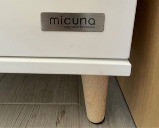 Armario ropero infantil madera blanco-roble