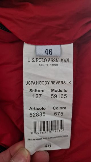 Giubbotto uomo blu imbottito in tessuto impermeabi