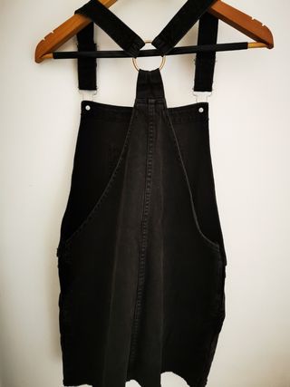 Vestido petó vaquero gris Mango - Talla S