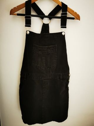 Vestido petó vaquero gris Mango - Talla S