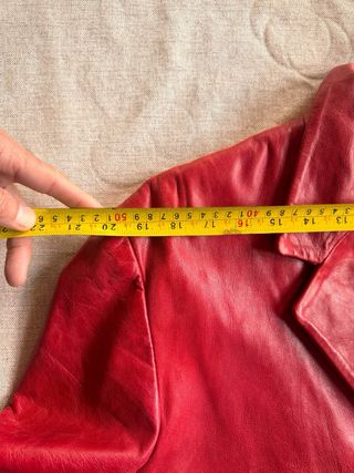 Americana de cuero unica y original