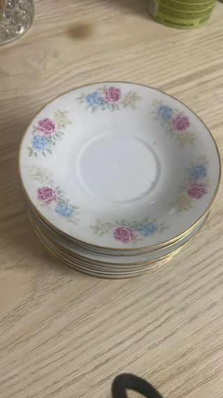 Juego tazas té porcelana China