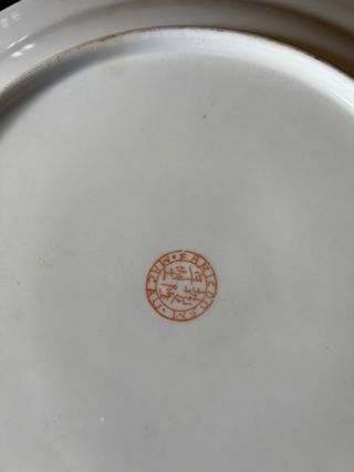 4 Platos Decorativos Cerámica China