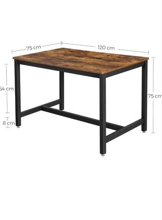 Mesa industrial 120x75cm