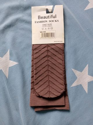 Medias marrones Queen & King - Talla única