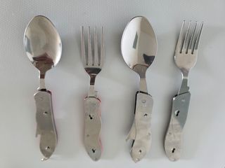 Pack cubiertos plegables 4 en 1 picnic