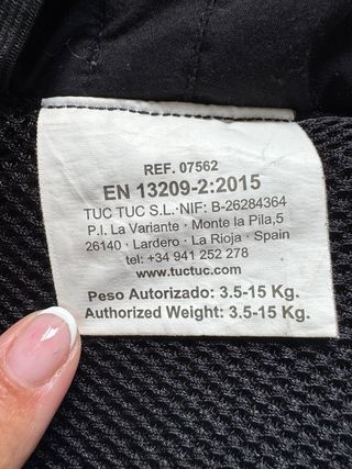 Portabebés Tuc Tuc - Impecable