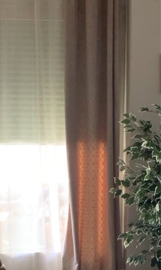 Cortinas terciopelo beige Maisons Du Monde