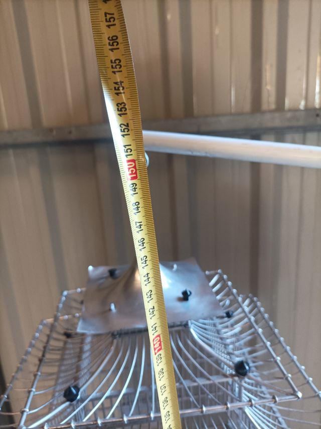 Jaula pajaros vintage metal