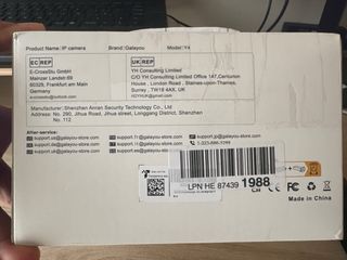 Cámara Galayou WiFi 2K Exterior