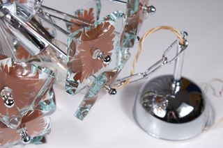 Lampadario Murano space age Sputnik, originale 70s