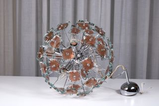 Lampadario Murano space age Sputnik, originale 70s