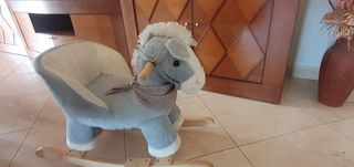 Caballo balancín infantil con sonido