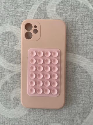 Funda iPhone 11 - Rosa con PopSockets