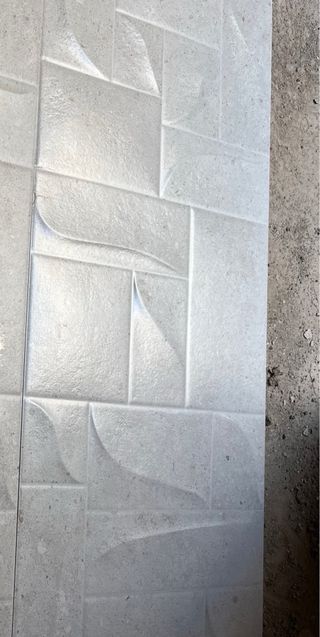 Azulejos relieve blanco 40x120 RC