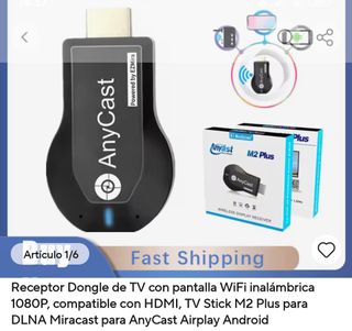Anycast M2 Plus: Receptor Wifi 1080p