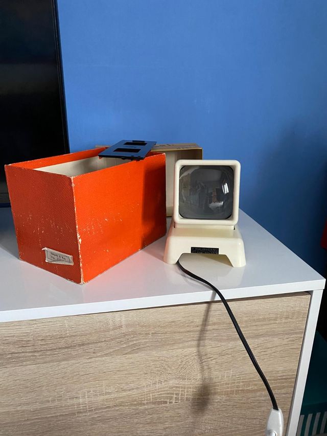 Proiettore diapositive Malinverno vintage