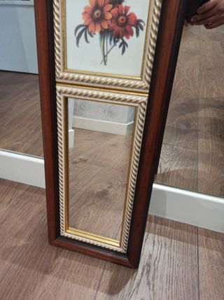 Espejo con marco - Decorativo 21 x 59cm