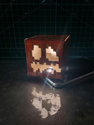 Minecraft Mob, Papercraft, Snow Golem