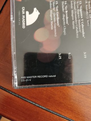 CD Voces para la Paz - Zarzuela