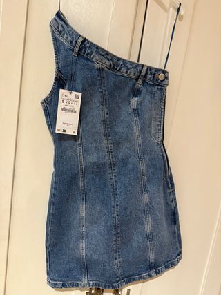 Blusa negra & mono azul - Tallas XS-S