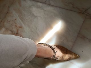 Zapatos tacón beige talla 38 - Fiesta