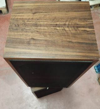 Altavoces ITT vintage marrón