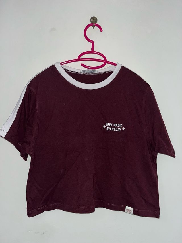 Crop Pull&Bear Marrón