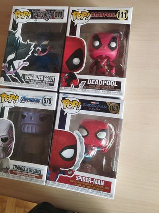 Funko Pop! Marvel: Venomized Groot Deadpool Thanos