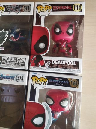 Funko Pop! Marvel: Venomized Groot Deadpool Thanos