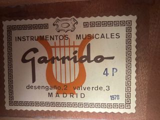 Guitarra clásica Garrido 4P