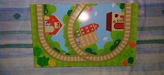 Trenes de madera juguete