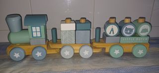 Trenes de madera juguete